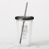 Vaso Acrílico acrylic glass with pet design Acryl Drinkbeker (Achterkant)