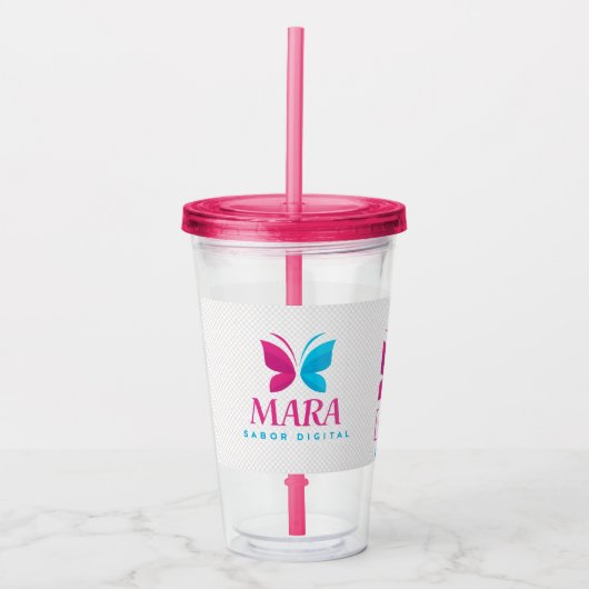 Vaso Acrílico – Diseño Práctico y Resistente Acryl Drinkbeker (Voorkant)