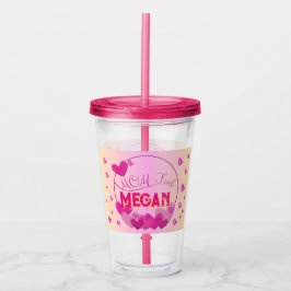 Vaso acrílico 'Mom Fuel coffee " editable nombre Acryl Drinkbeker