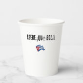 vaso con frase cubana papieren bekers (Voorkant)