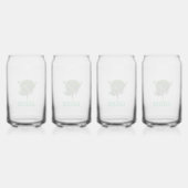 Vaso con la foto del cativo blikvorm glas (Achterkant)