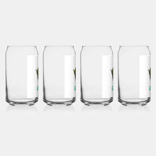 Vaso con la foto del cativo blikvorm glas (Rechts)