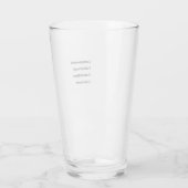 Vaso de amor propio glas (Achterkant)