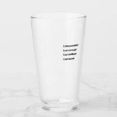 Vaso de amor propio glas (Voorkant)