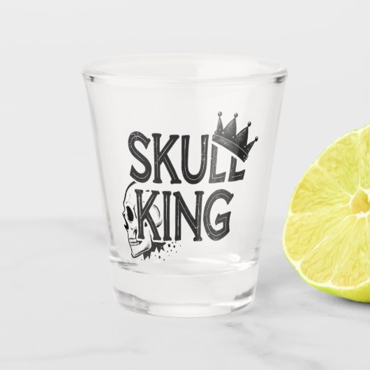Vaso de chupito, sencillo, diseño de calavera shot glas (Voorkant)