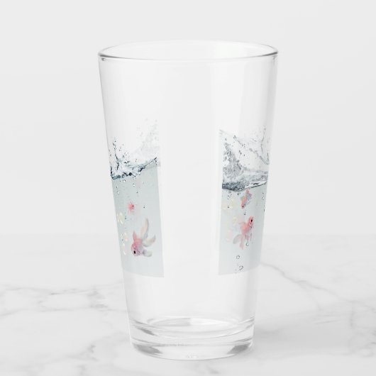 Vaso de cristal con peces glas (Links)