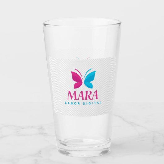 Vaso de Cristal MARA – Sabor Digital Glas (Voorkant)