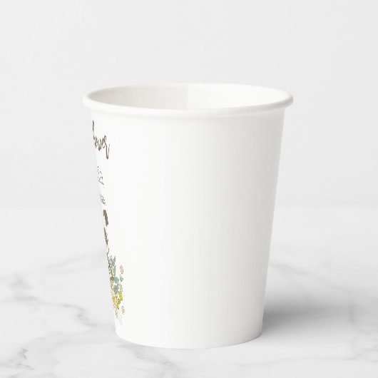 Vaso de papel Baby Shower Panda Papieren Bekers (Links)