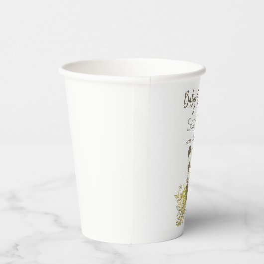 Vaso de papel Baby Shower Panda Papieren Bekers (Rechts)
