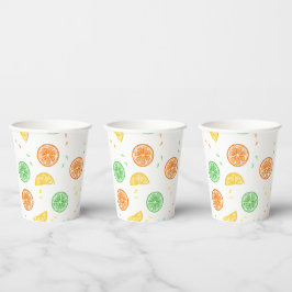 Vaso de papel limonada papieren bekers