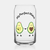 Vaso de vidrio San Valentin  Blikvorm Glas (Voorkant)