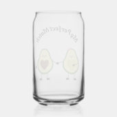 Vaso de vidrio San Valentin  Blikvorm Glas (Achterkant)