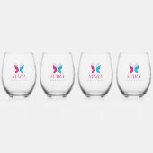 Vaso: Diseño Digital Mara Wijnglas Zonder Voet (Voorkant)