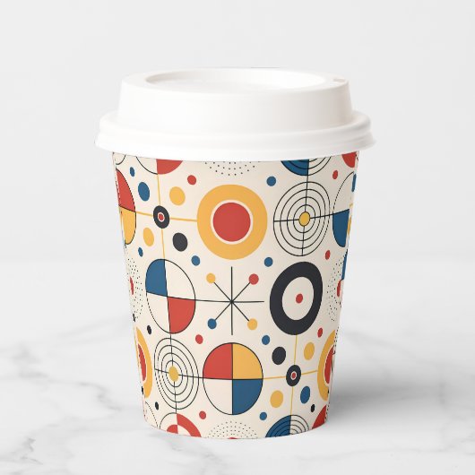 Vaso diseño geométrico papieren bekers (Voorkant)