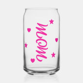 Vaso Mom para el Día de las Madres Blikvorm Glas (Voorkant)