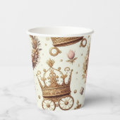 Vaso papel ilustrado Princess  Papieren Bekers (Achterkant)