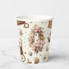 Vaso papel ilustrado Princess Papieren Bekers