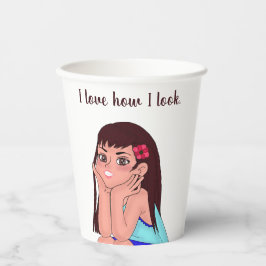 vaso para chicas papieren bekers