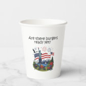 vaso Servilletas 4 de julio Papieren Bekers (Achterkant)