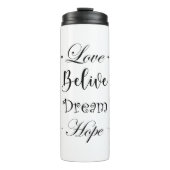 Vaso térmico con frase motivacion amor  thermosbeker (Voorkant)