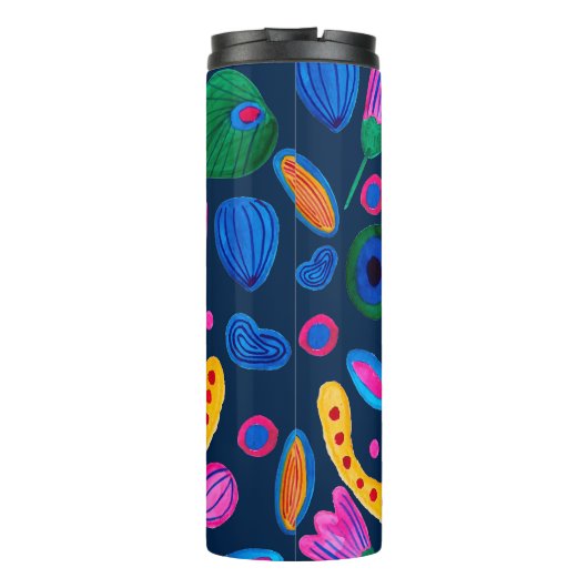 Vaso térmico diseño bohemio navy thermosbeker (Achterkant)