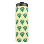 Vaso térmico esmeraldas verdes thermosbeker (Voorkant)