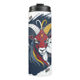 Vaso Térmico Lady Aries - Zodíaco Mujer  Thermosbeker