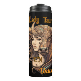 Vaso térmico Lady Tauro – Fuerza zodiacal  Thermosbeker