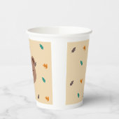 Vasos De Papel Baby Shower, Animales del Bosque Papieren Bekers (Links)