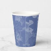 Vasos de papel efecto marmolado azul papieren bekers (Rechts)