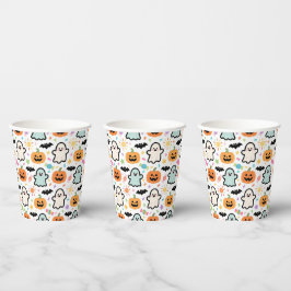 >Vasos de papel Happy Halloween Papieren Bekers