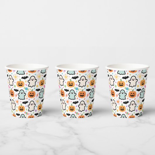 >Vasos de papel Happy Halloween Papieren Bekers (Multi)