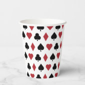 Vasos de papel naipes papieren bekers (Achterkant)