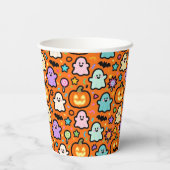 >Vasos de papel Sweet Halloween Papieren Bekers (Achterkant)