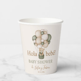 Vasos De Papel Teddy Bear Baby shower Boy Papieren Bekers
