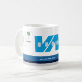 vasp airlines koffiemok (Voorkant links)