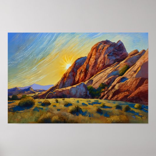 Vasquez Rocks - Poster (Voorkant)