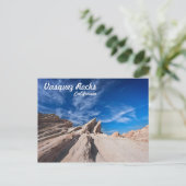 Vasquez Rocks provinciepark nabij los angeles Briefkaart (Staand voorkant)