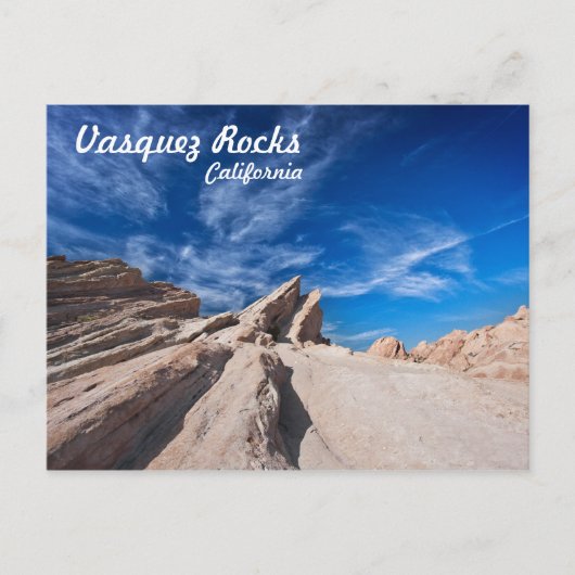 Vasquez Rocks provinciepark nabij los angeles Briefkaart (Voorkant)