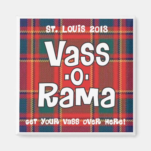 Vass-o-rama magneet (Voorkant)