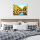 Vassar Boerderijen Pond Canvas Afdruk (Insitu (Slaapkamer))