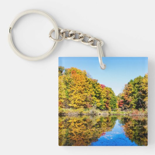 Vassar Boerderijen Pond Sleutelhanger (Voorkant)