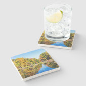 Vassar Boerderijen Pond Stenen Onderzetter (Zijkant)