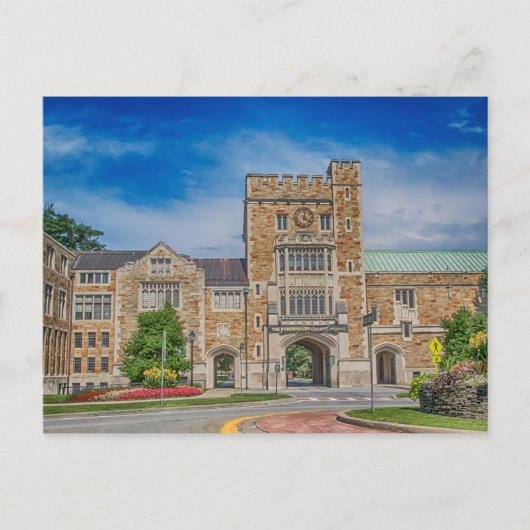 Vassar College hoofdingang in NY Briefkaart (Voorkant)