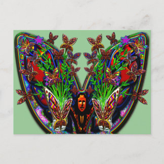 Vasset vaas-set voor vlinderbloemigen briefkaart