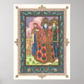 Vassilissa de Fair van Boris Zvorykin Poster (Voorkant)