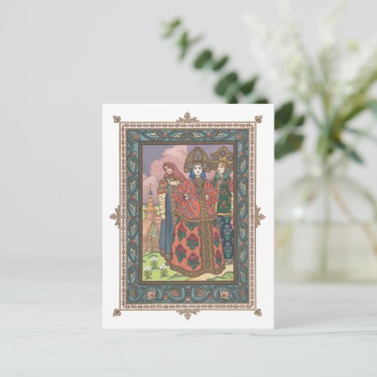 Vassilissa het mooie Russisch Folktale Briefkaart (Staand voorkant)