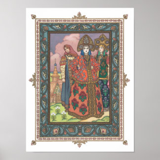 Vassilissa het mooie Russisch Folktale Poster