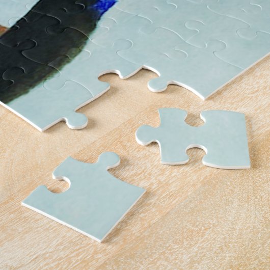 Vassily Kandinsky-1921-Segment blauw Legpuzzel (Zijkant)