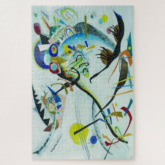 Vassily Kandinsky-1921-Segment blauw Legpuzzel (Verticaal)
